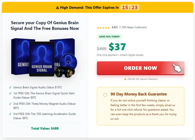 genius brain signal price